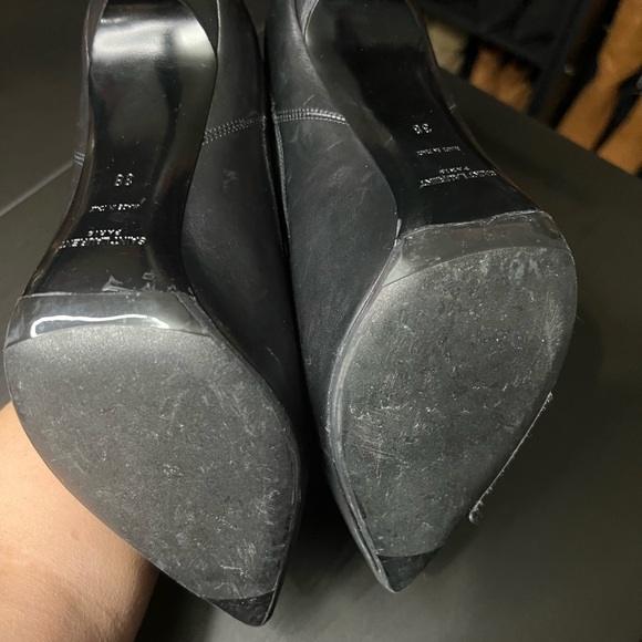 𝅺saint Laurent Black Classic Paris Ankle Boots/Booties - Picture 4 of 6